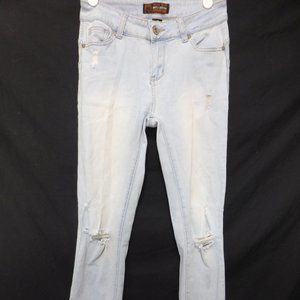 WAX JEAN, size 1 super soft faded blue denim pants